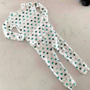 Kids 100% Organic Cotton Shamrock PJ Set